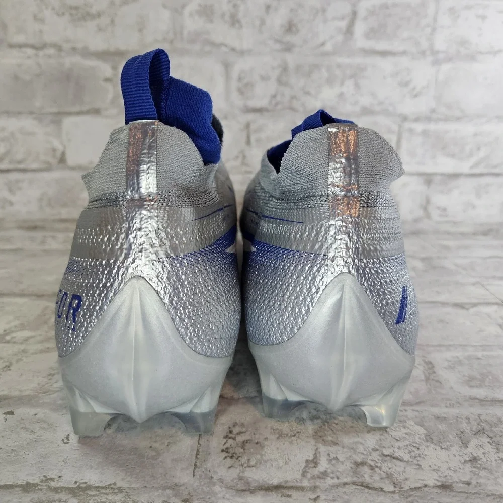Nike Vapor Edge Elite 360 Flyknit Hyper Royal Football Cleats AO8276-010 Size 16
